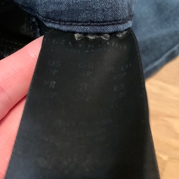 LIVERPOOL Los Angeles Pull-On Skinny Jeggings Dark Wash Denim Women’s 0P - Picture 10 of 16